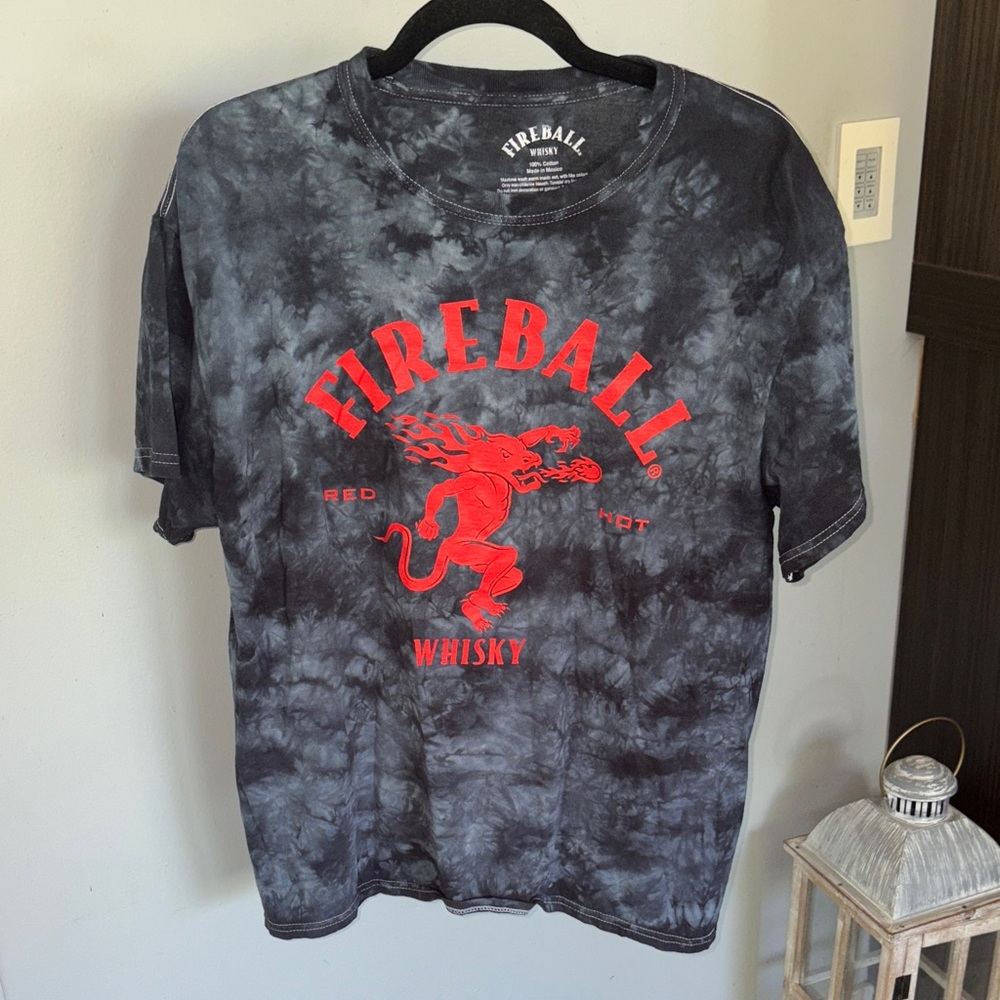 Fireball Whisky Tie Dye Shirt